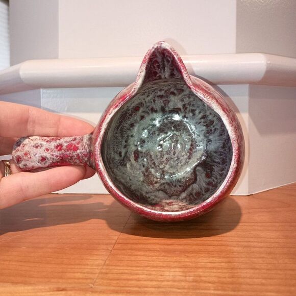 VTG California Pottery Paradise Guild Arts & Crafts Creamer Pitcher Sauce Pourer - Picture 7 of 10